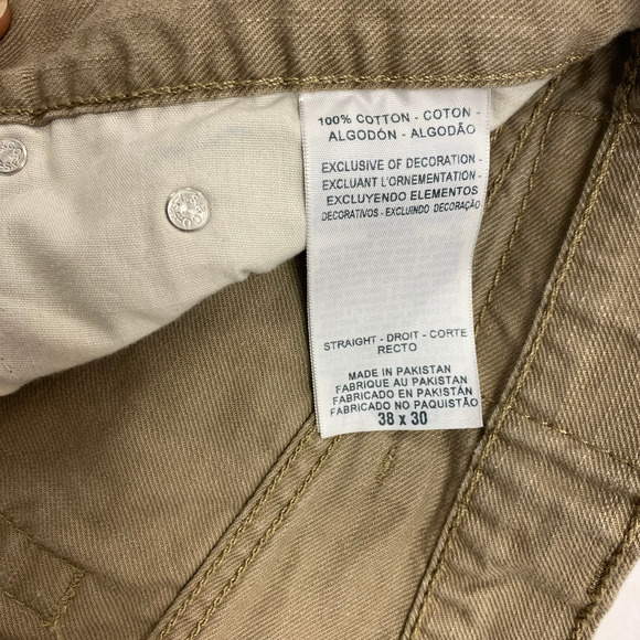 Men's 38x30 Levis Jeans Signature by Levi Strauss & Co. Brown Straight Leg Pants - Picture 3 of 7